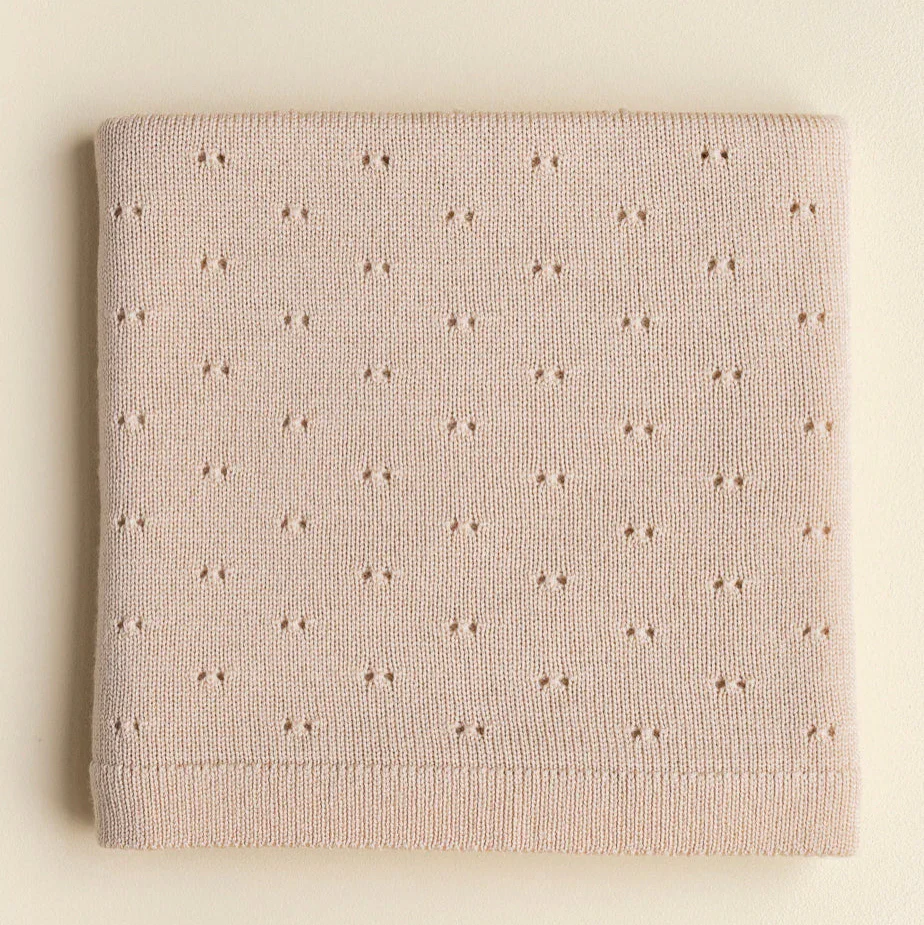 Hvid – Deken – Merino wol – Bibi – Oat