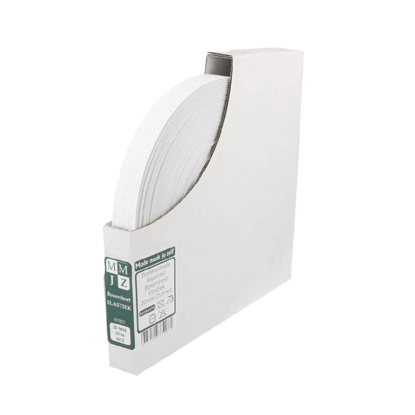 Elastiek 2 cm wit