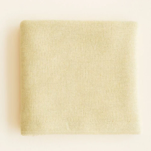 Hvid – Deken – Merinowol – Felix – Light Yellow