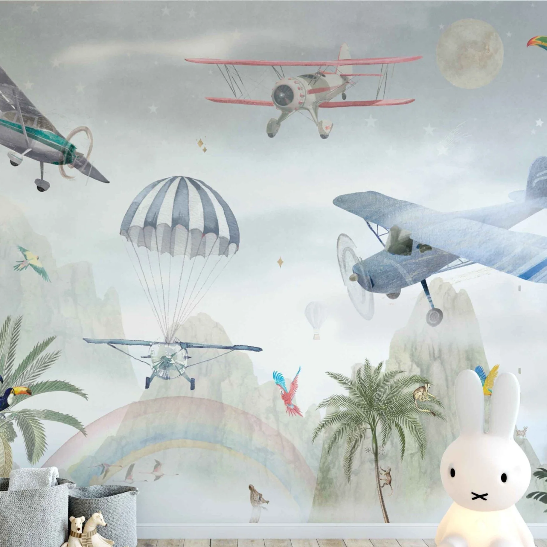 Fleur des Fleurs – Behang – Above the clouds Color