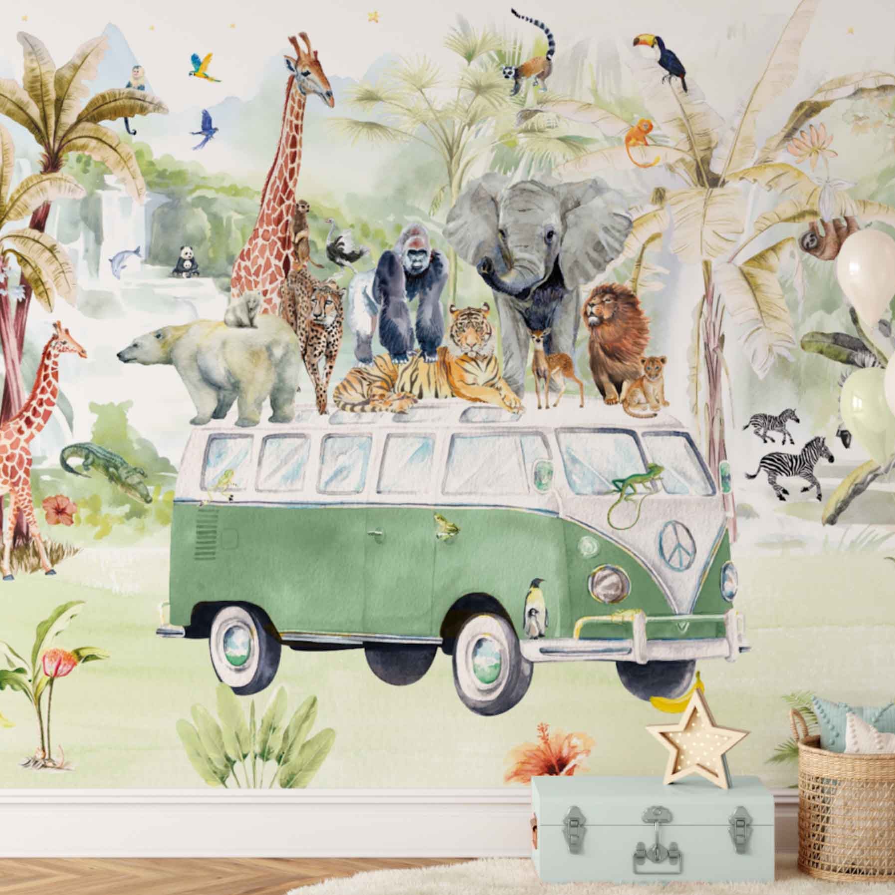 Fleur des Fleurs - Behang - Bumpy Jungle - Afbeelding 3