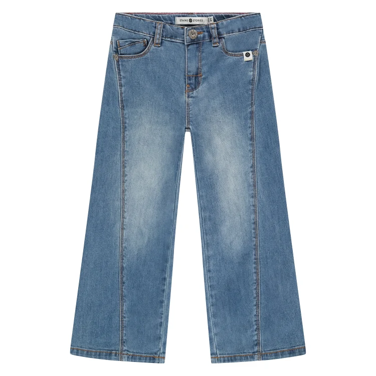 Stains & Stories – Girls – Broek – Wide Leg – Denim
