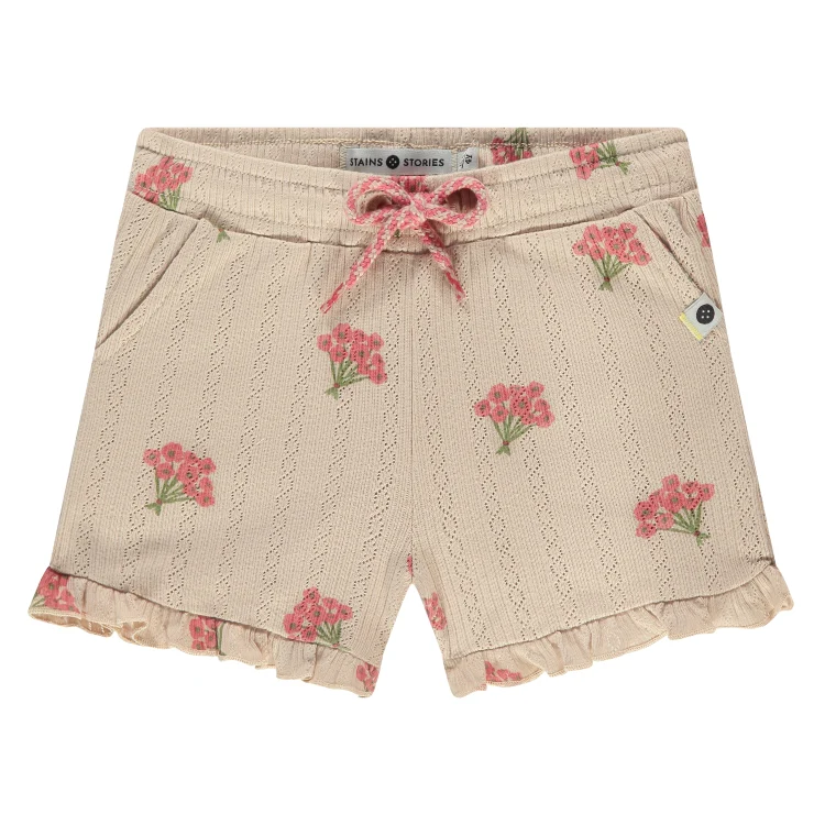 Stains & Stories – Girls – Korte broek – Beige