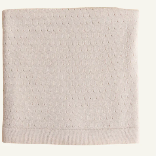 Hvid – Deken – Merino wol – Frankie – Cream