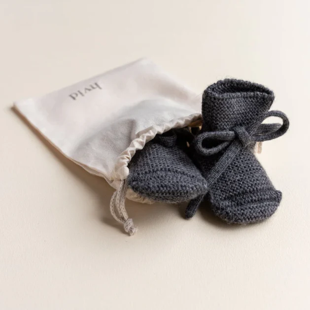 Hvid – Booties – Charcoal