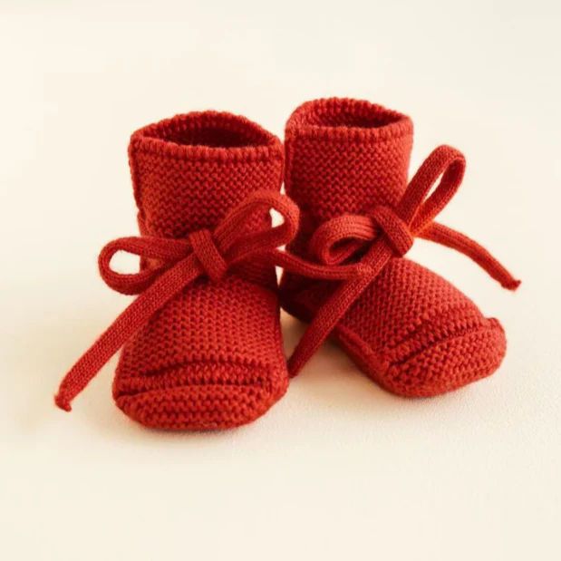 Hvid – Booties – Red