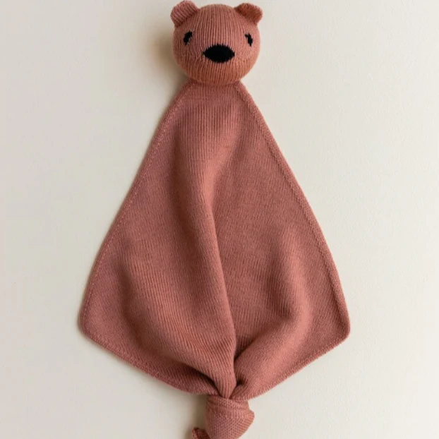 Hvid – Teddy Tokki – Knuffeldoekje – Brick – 100% merinowol