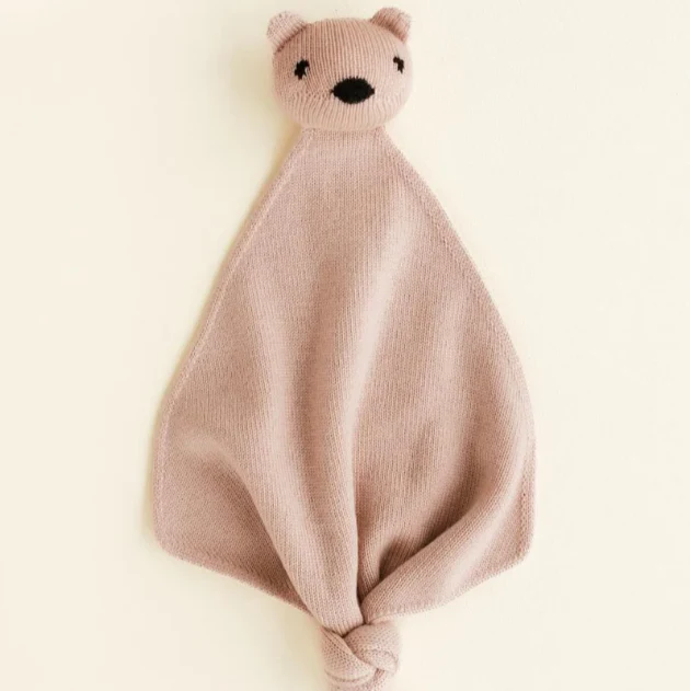 Hvid – Teddy Tokki – Knuffeldoekje – Apricot – 100% merinowol