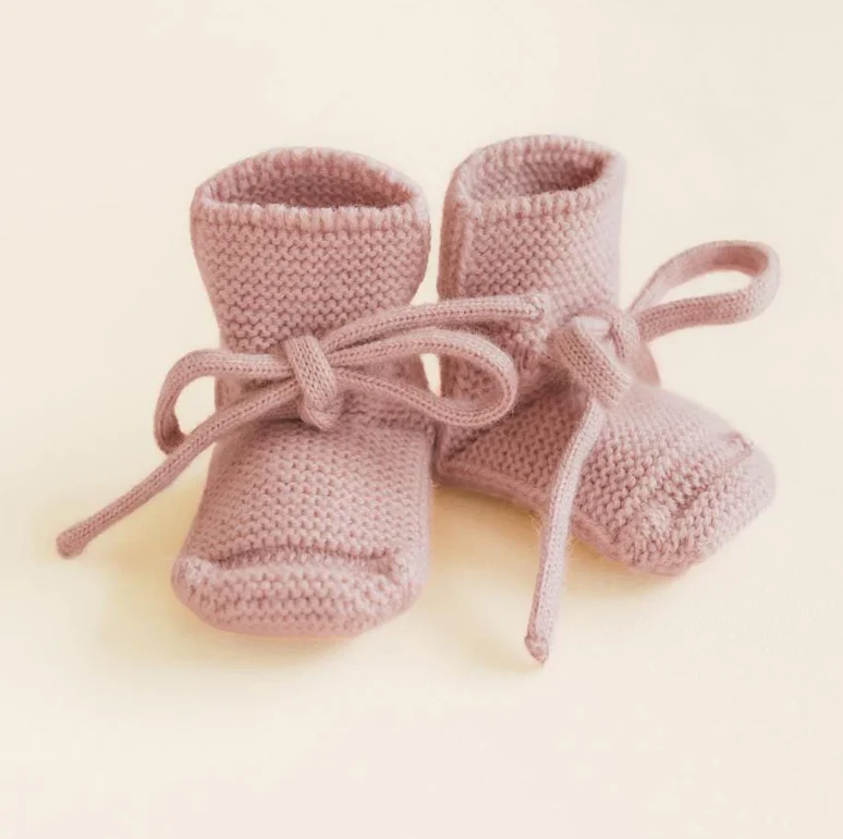 Hvid – Booties – Powder – Licht Roze