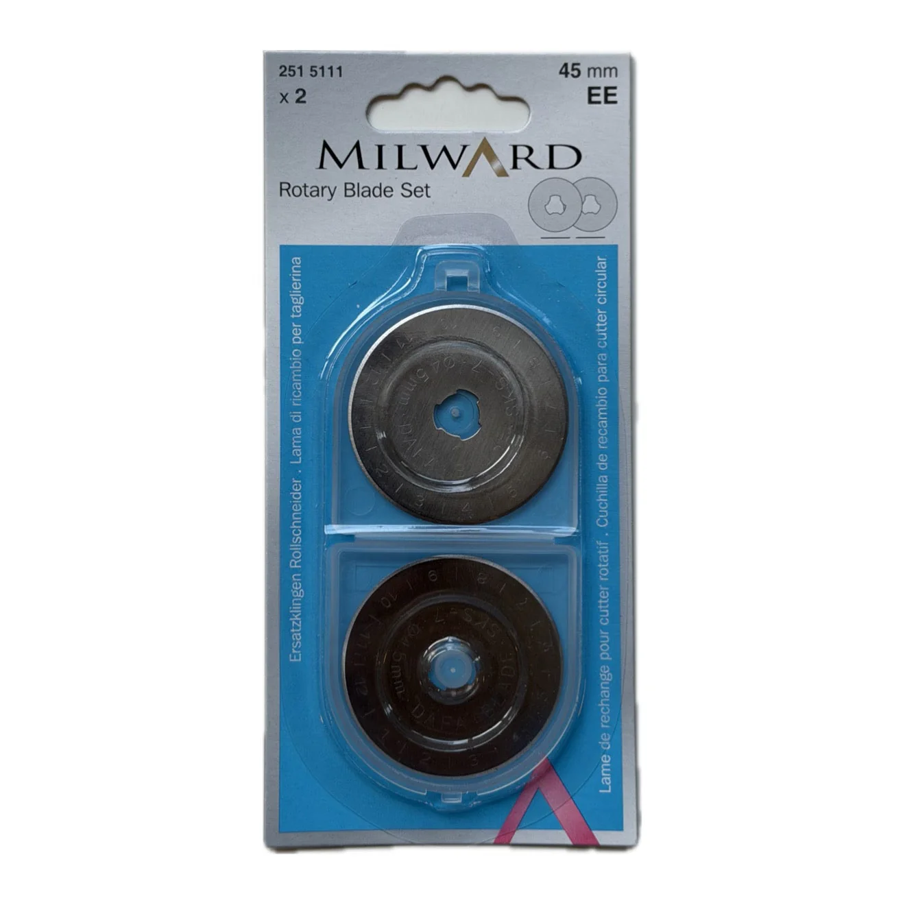 Extra rolmessen voor het rolmes van 45 mm – Milward
