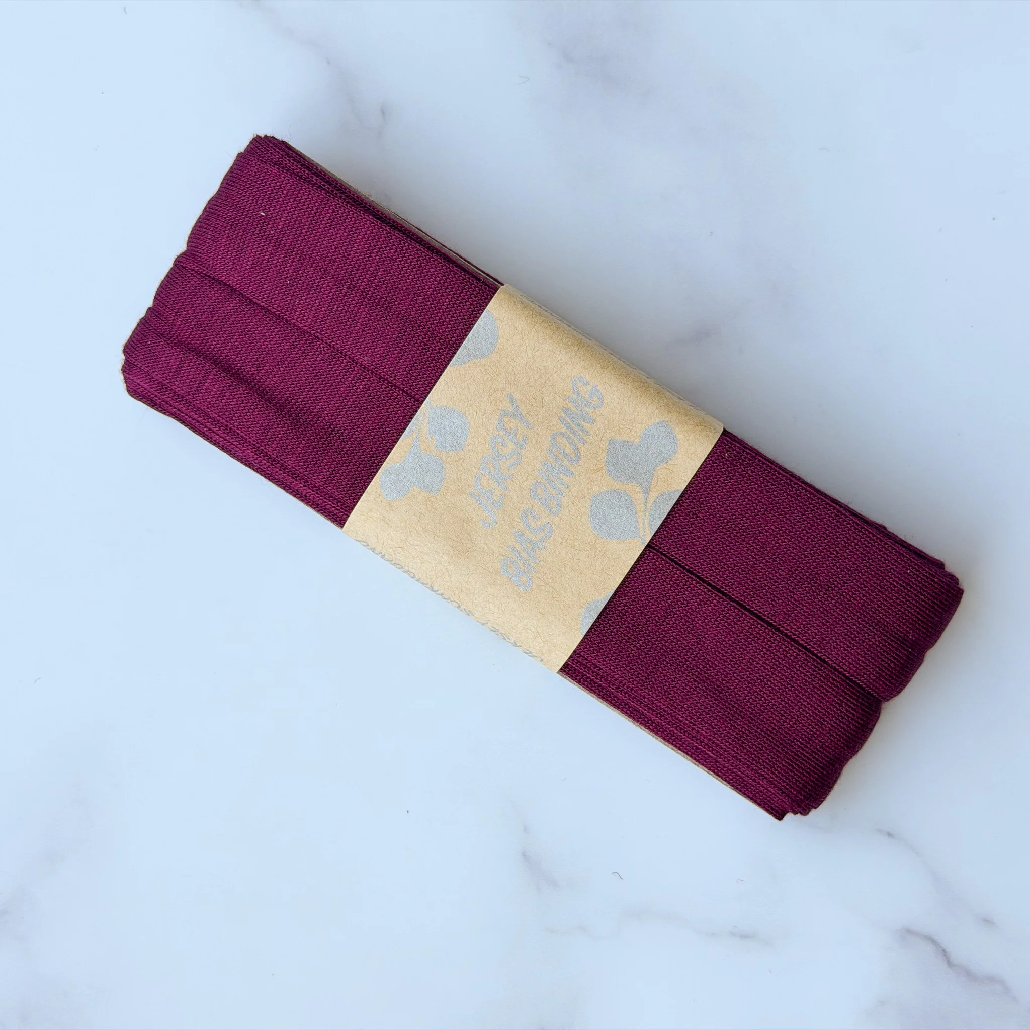 Jersey Biaisband – Bordeaux