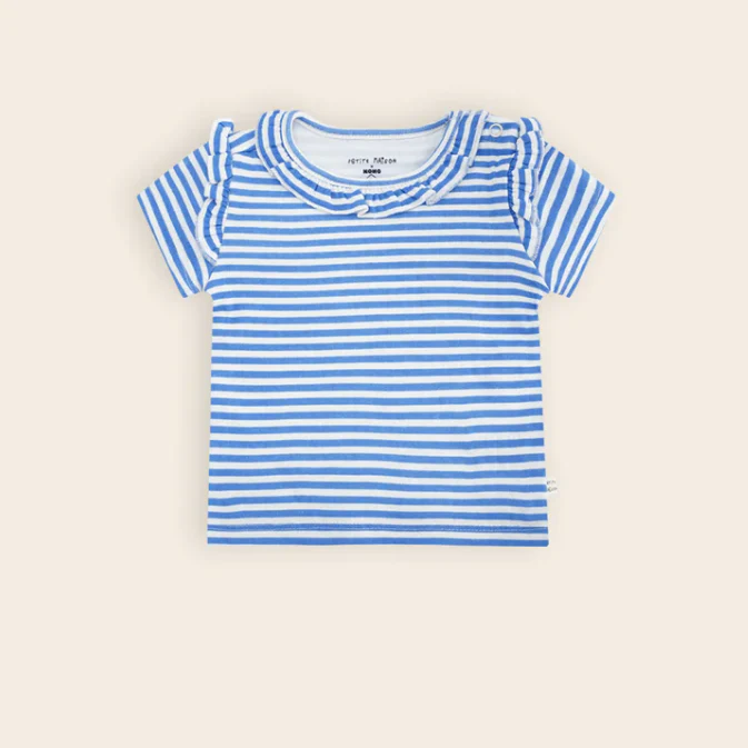 Petite Maison – Tshirt – Gestreept Blauw