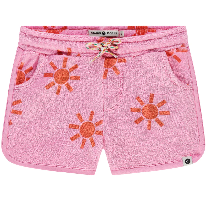 Stains & Stories – Girls – Korte broek – Neon Pink