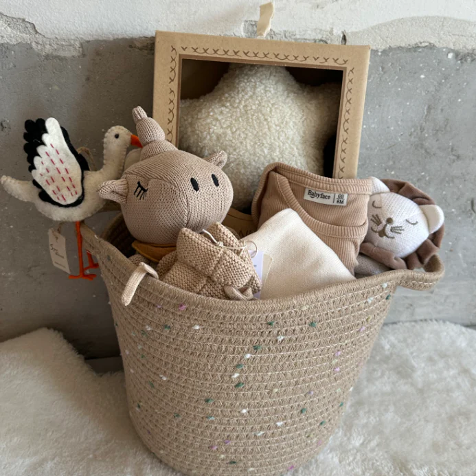 Kraammand – Groot – Beige – Unisex