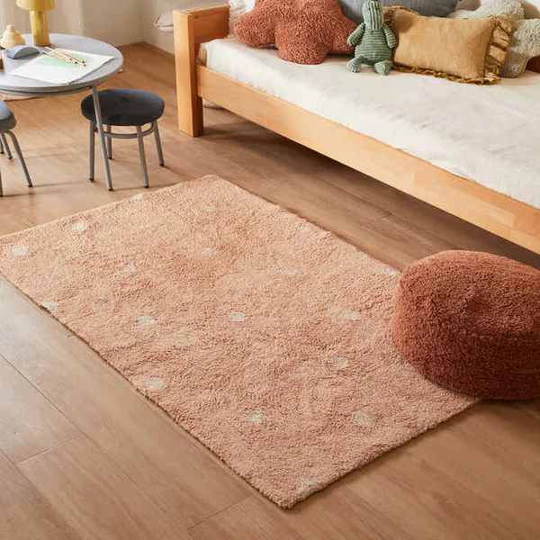 Lorena Canals – Machine wasbaar vloerkleed – 100×150 – Mini Dot Rose