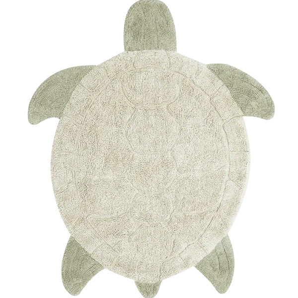 Lorena Canals – Machine wasbaar vloerkleed – 110×130 – Schildpad