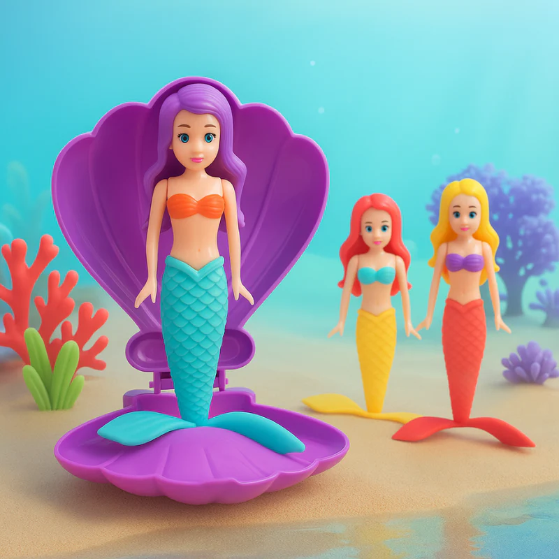 AquaWhirl – Magisch Zwemplezier – Zeemeermin in Schelp