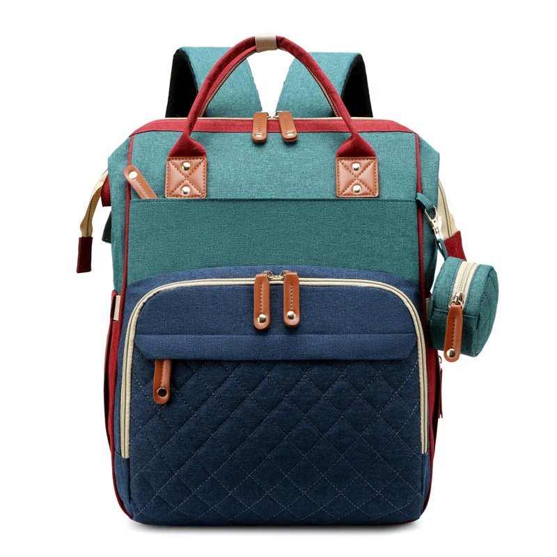 TravelNest – Altijd een Rustplek – 2-in-1 Luiertas met Babybed