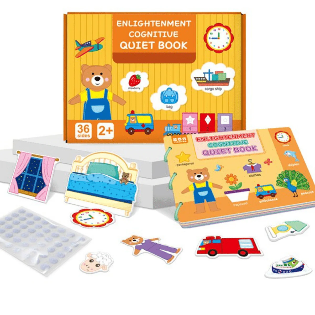 Quiet Book™ | Ontwikkel het cognitieve vermogen – Plakboek