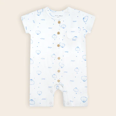 Petite Maison – Boxpakje – Schelpenprint Blauw