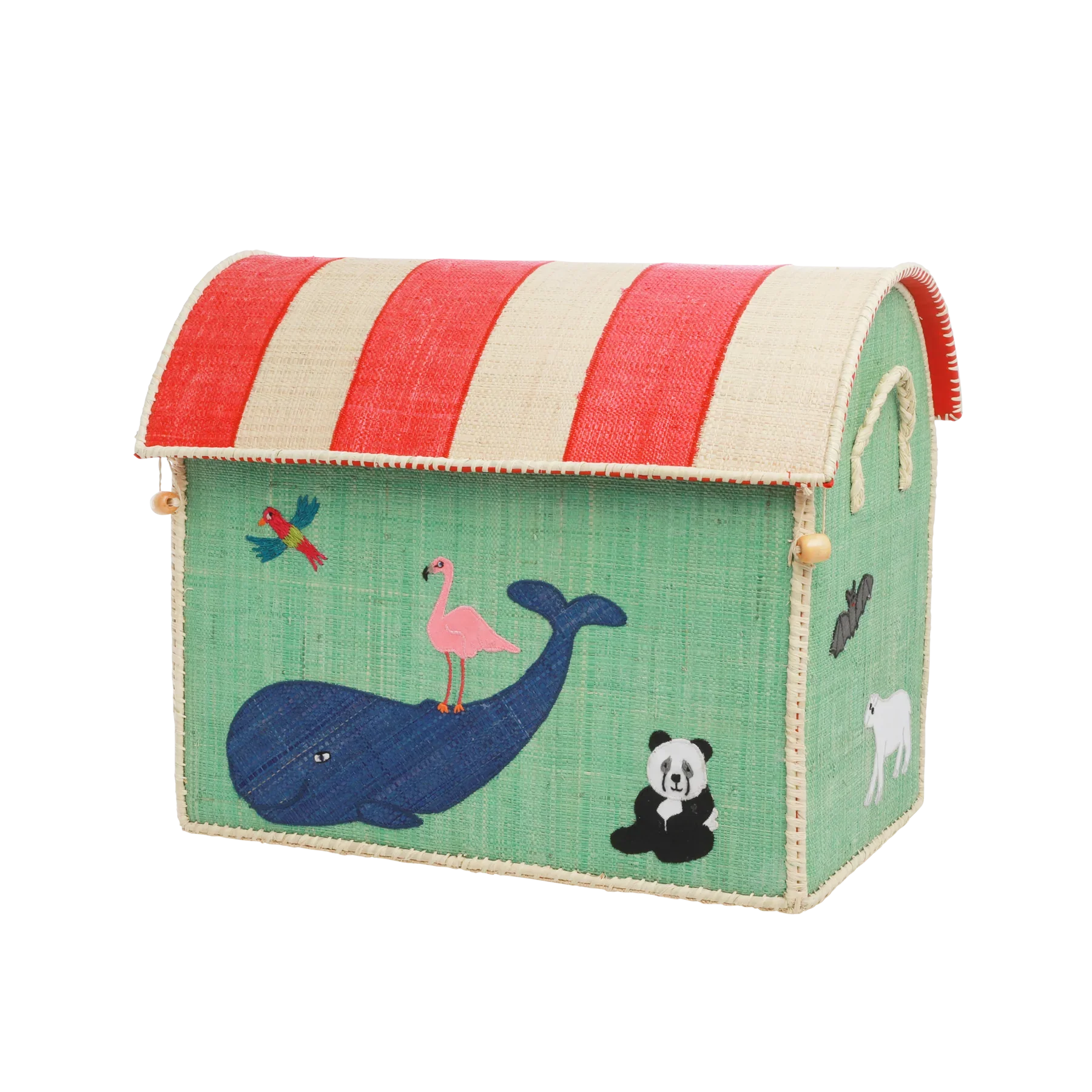 Rice – Opbergmand – Raffia – Animal – Medium