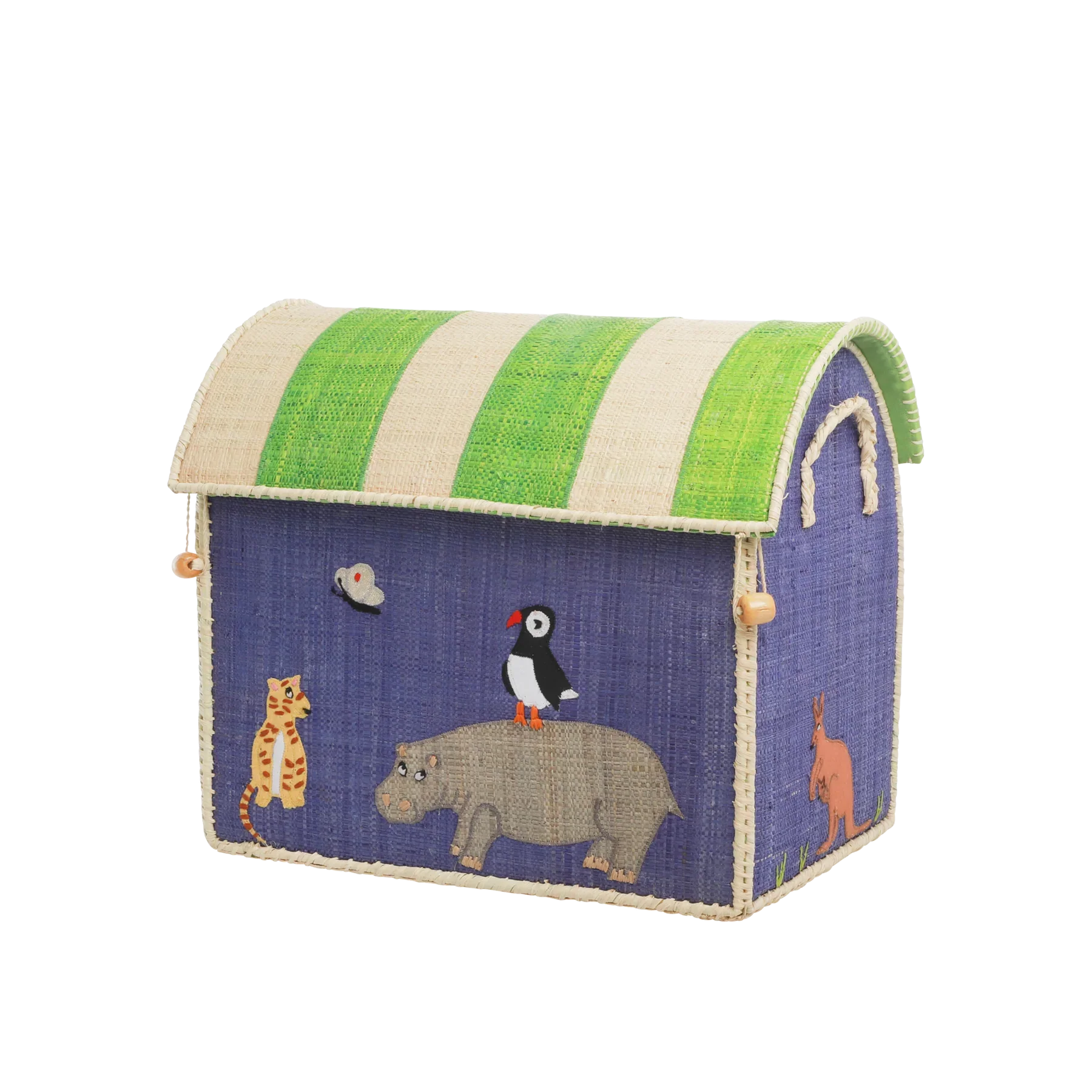 Rice – Opbergmand – Raffia – Animal – Small