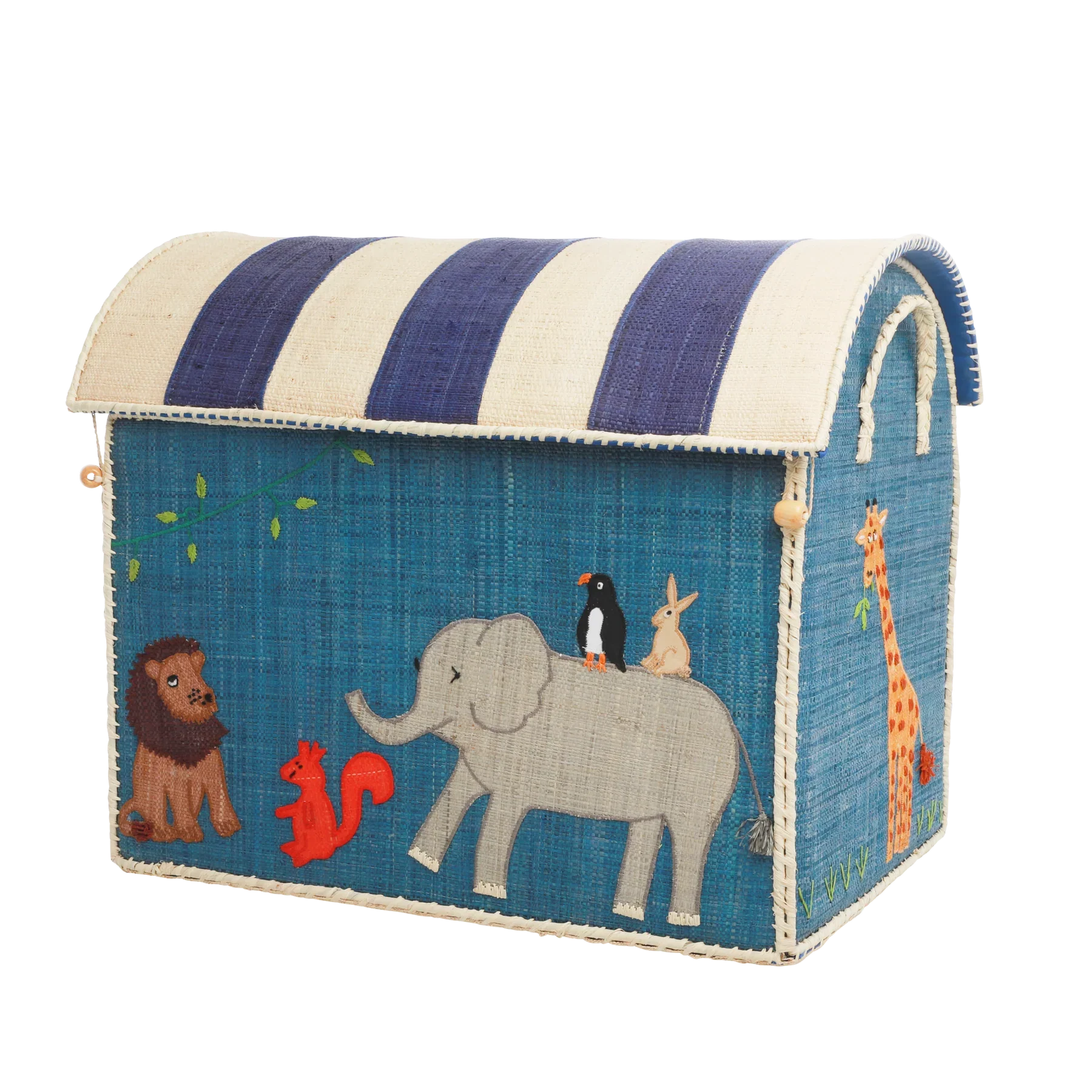 Rice – Opbergmand – Raffia – Animal – Large