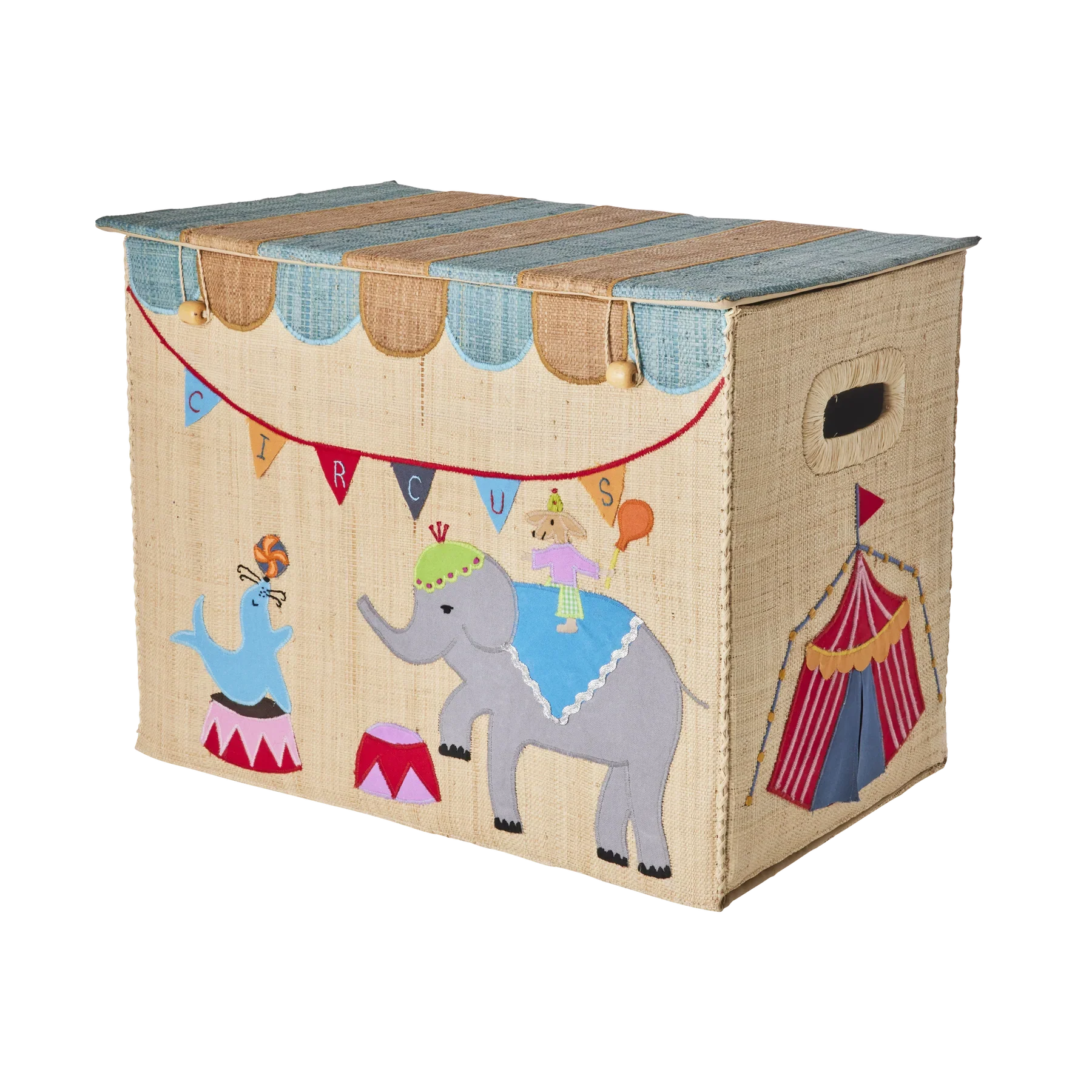 Rice – Opbergmand – Raffia – Circus – Large