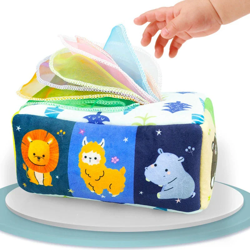 Tissue Box Toy™ – Tover tissues uit de doos – Speelgoed Tissuedoos