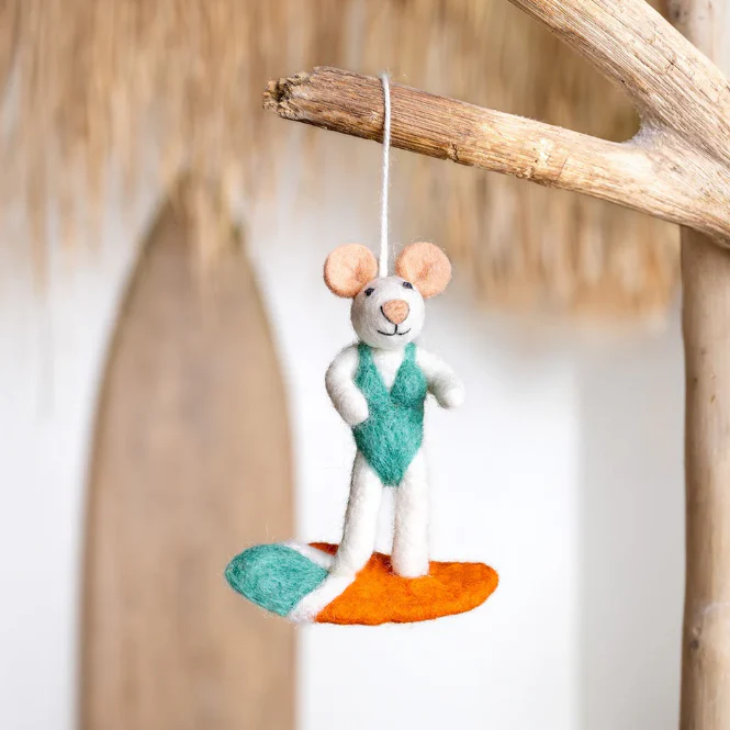 Sjaal met verhaal – Decoratie Hanger Muis – Beachgirl