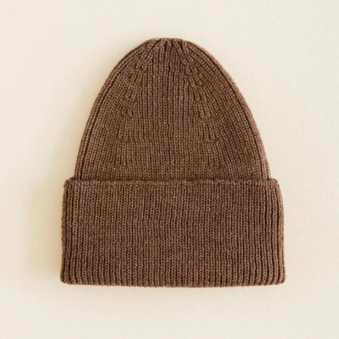 Hvid – Mutsje – Beanie Fonzie – Mocha