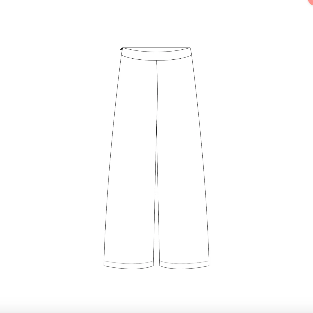 Ava broek voor dames en tieners – papieren naaipatroon – Bel’Etoile