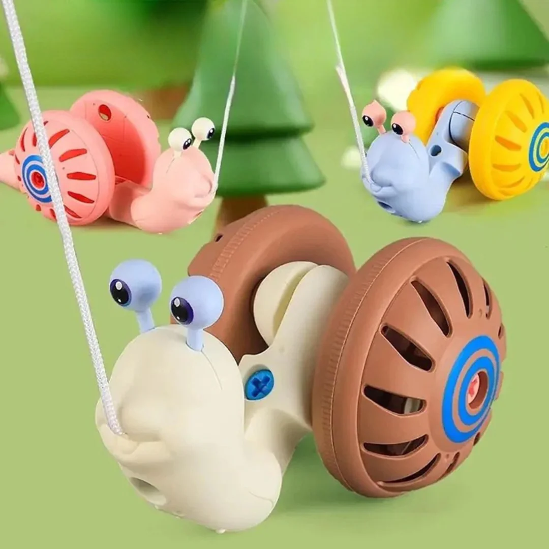 Snail Toy™ – Slak op pad – Looptouw speelgoed