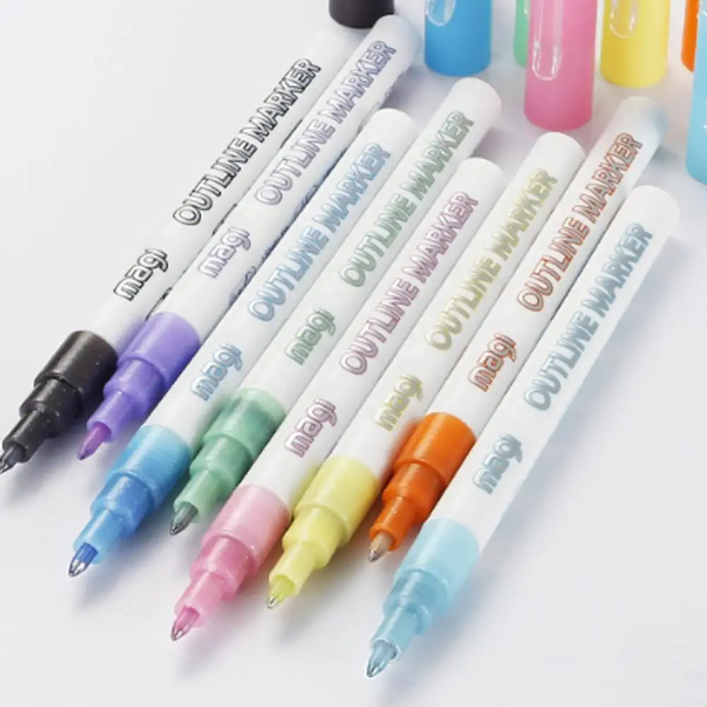 FluoroSketch Markers™ - Gloedvolle Creativiteit - Kleurrijke Stiften - Afbeelding 2