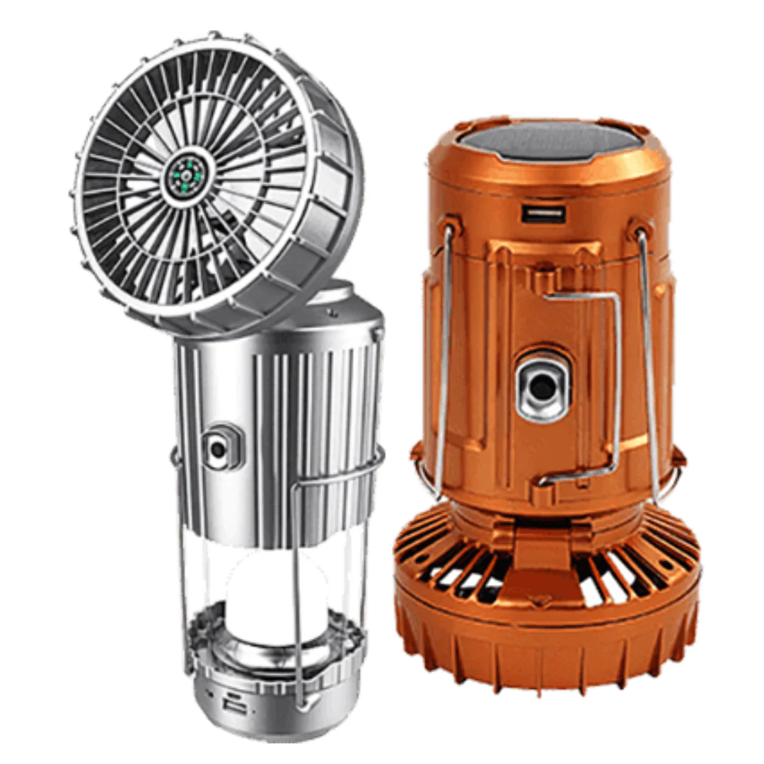 SolarBreeze Pro | LED Noodlamp met Solar Opladen, Ventilator & Powerbank