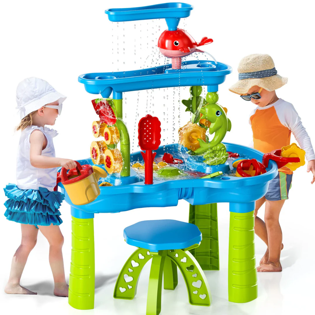 AquaPlay – Zomerplezier & Ontdekken – 3-laags Zand- en Waterspeeltafel
