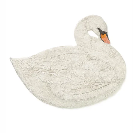 Lorena Canals – Machine wasbaar vloerkleed – Zwaan