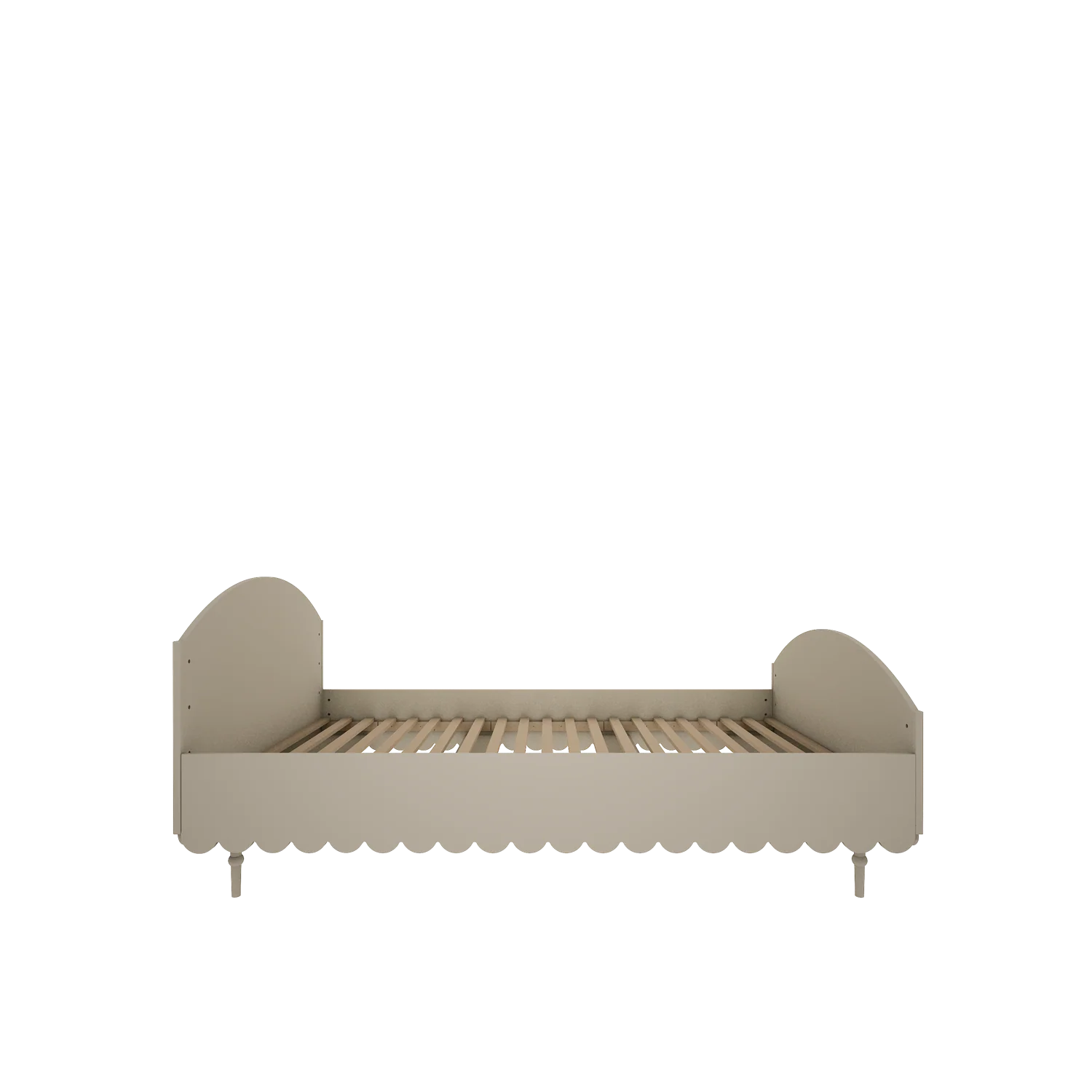 Woodluck – Babushka – Bed – 120×200 – Olijf