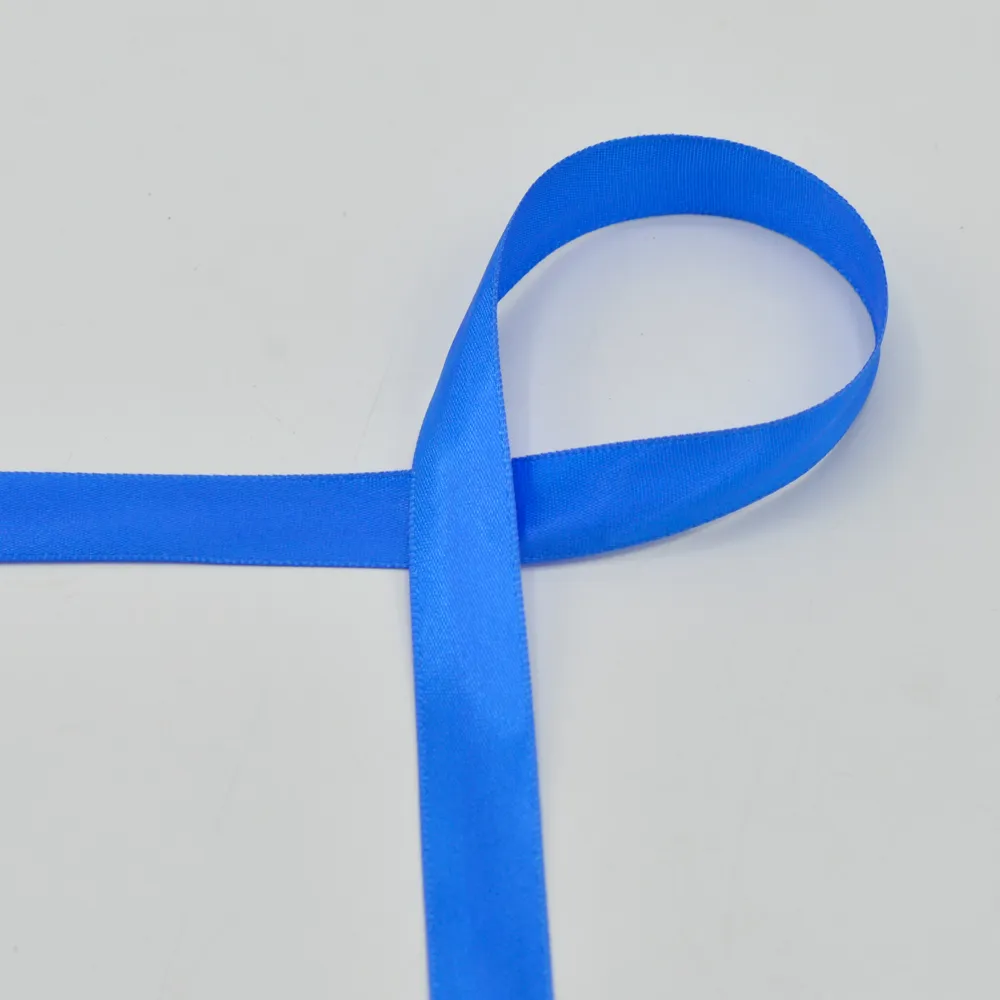 Cobalt Blauw Satijn Lint – 16 mm