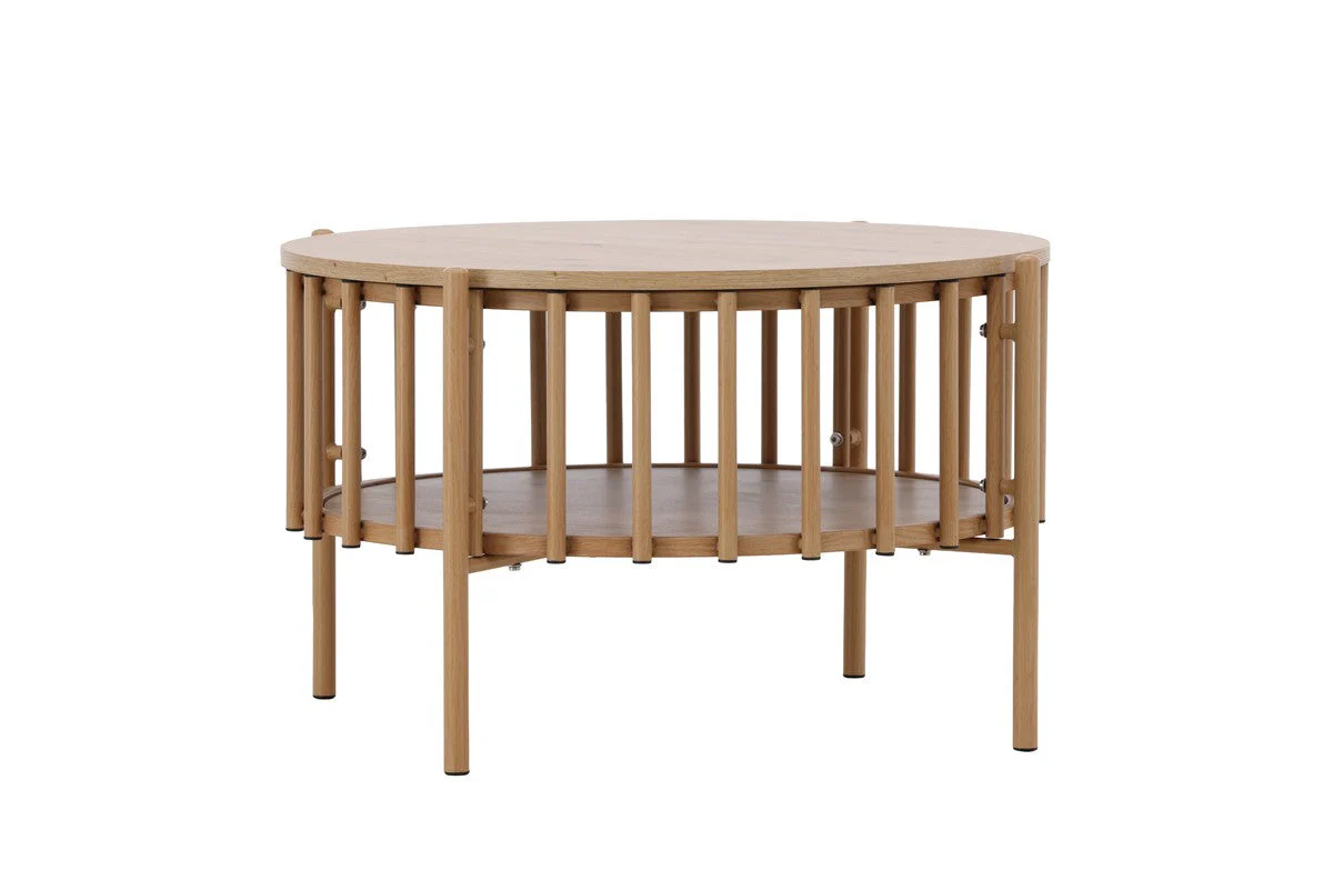 Rebellenclub Salontafel Rune – ¿80 cm – Naturel