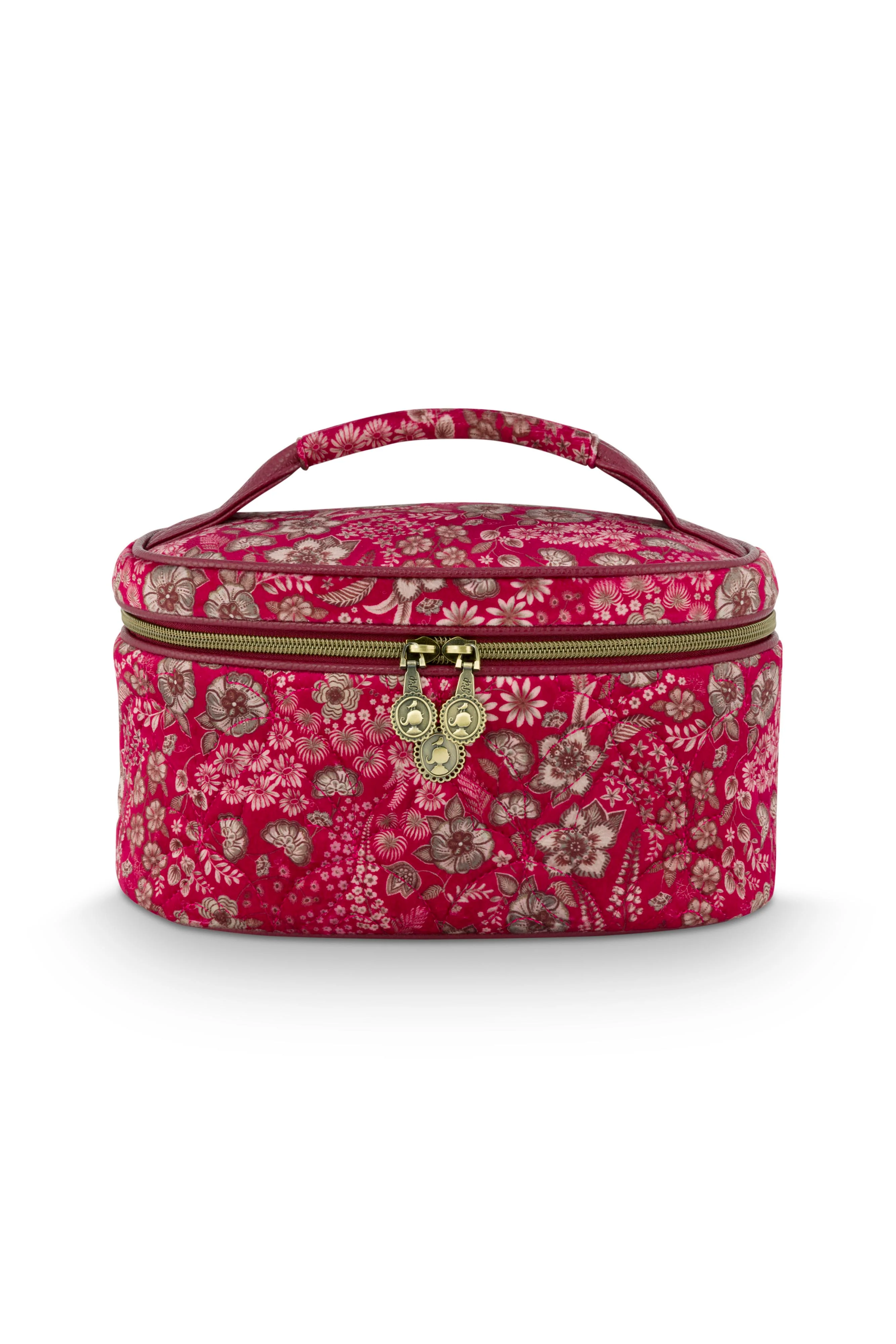 Pip Studio – Cleo Beautycase Dames – Daisy Dreams – Rood – 26x16x16cm