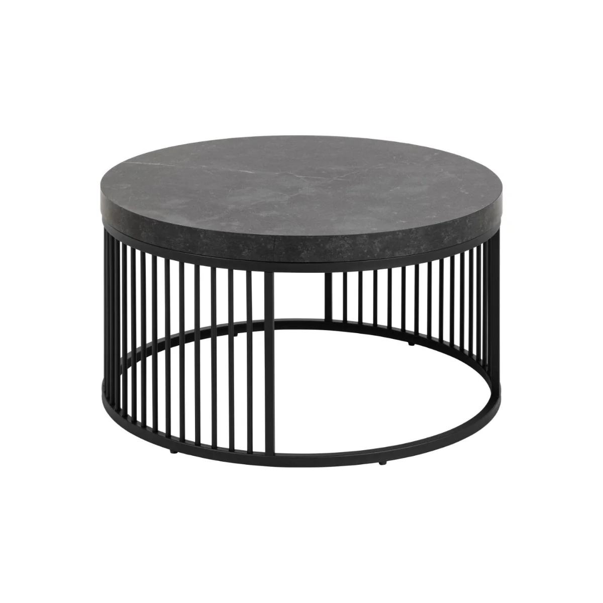 BRAM Salontafel Clune – ø65 cm- Zwart