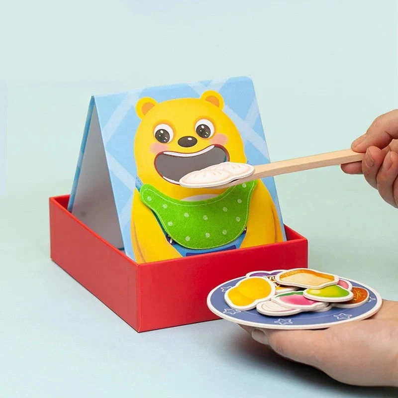 Educational Play House™ – Fijne Motoriek & Kleurherkenning – Montessori Eten Spel