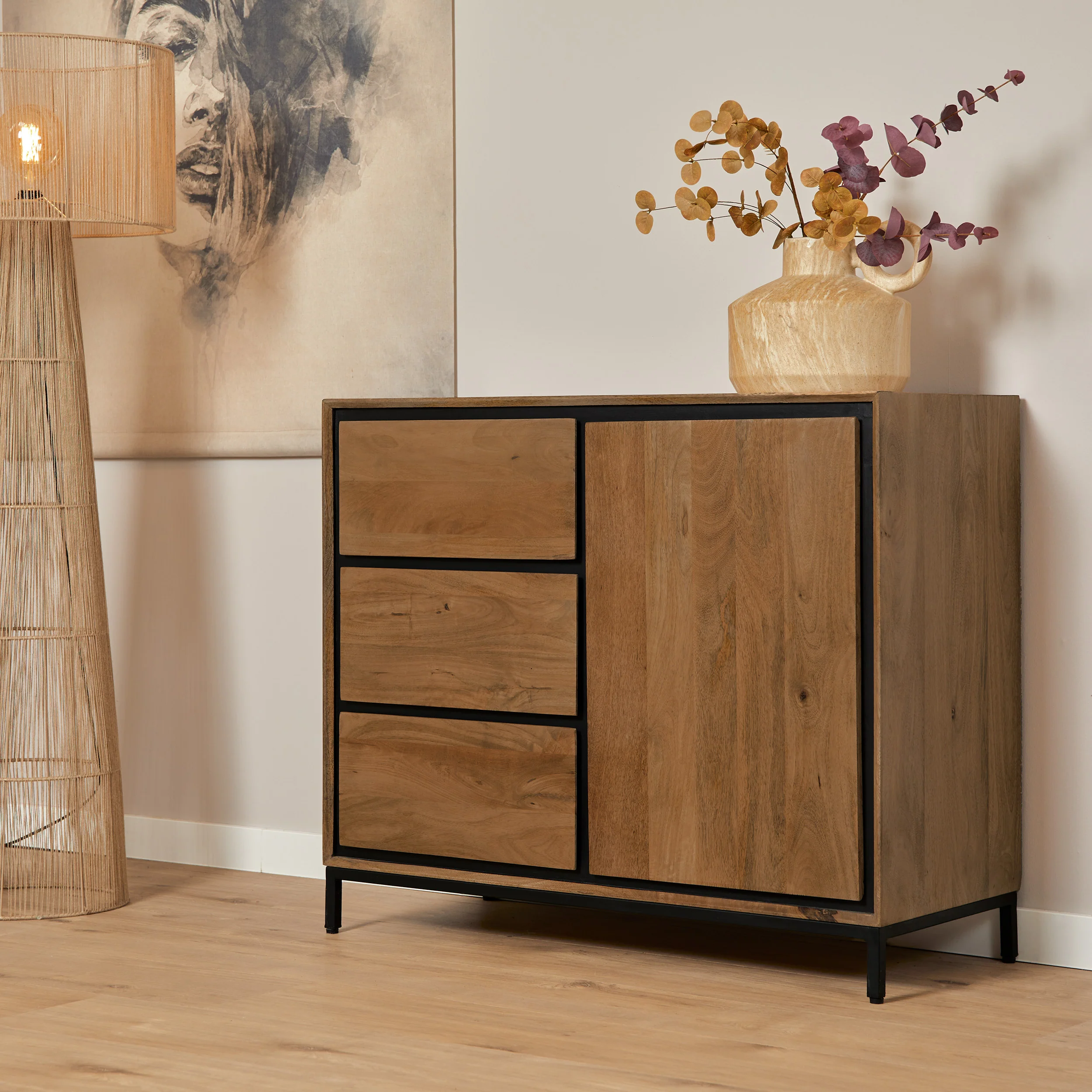 Starfurn kabinet RichWood – bruin – 45x100x85cm