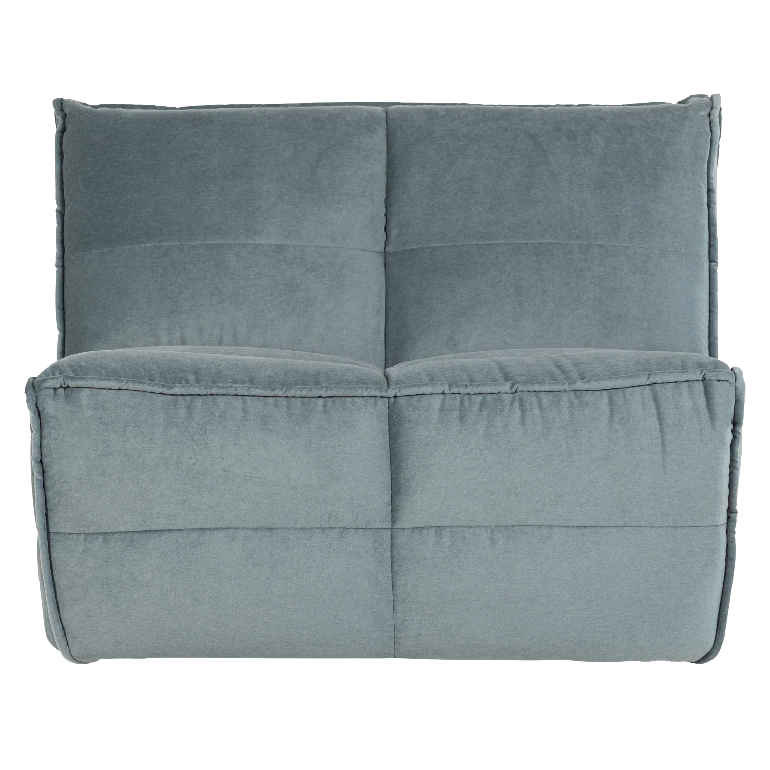 vtwonen 1-zits element Cluster – Velvet – Turquoise Blauw – 82x105x92
