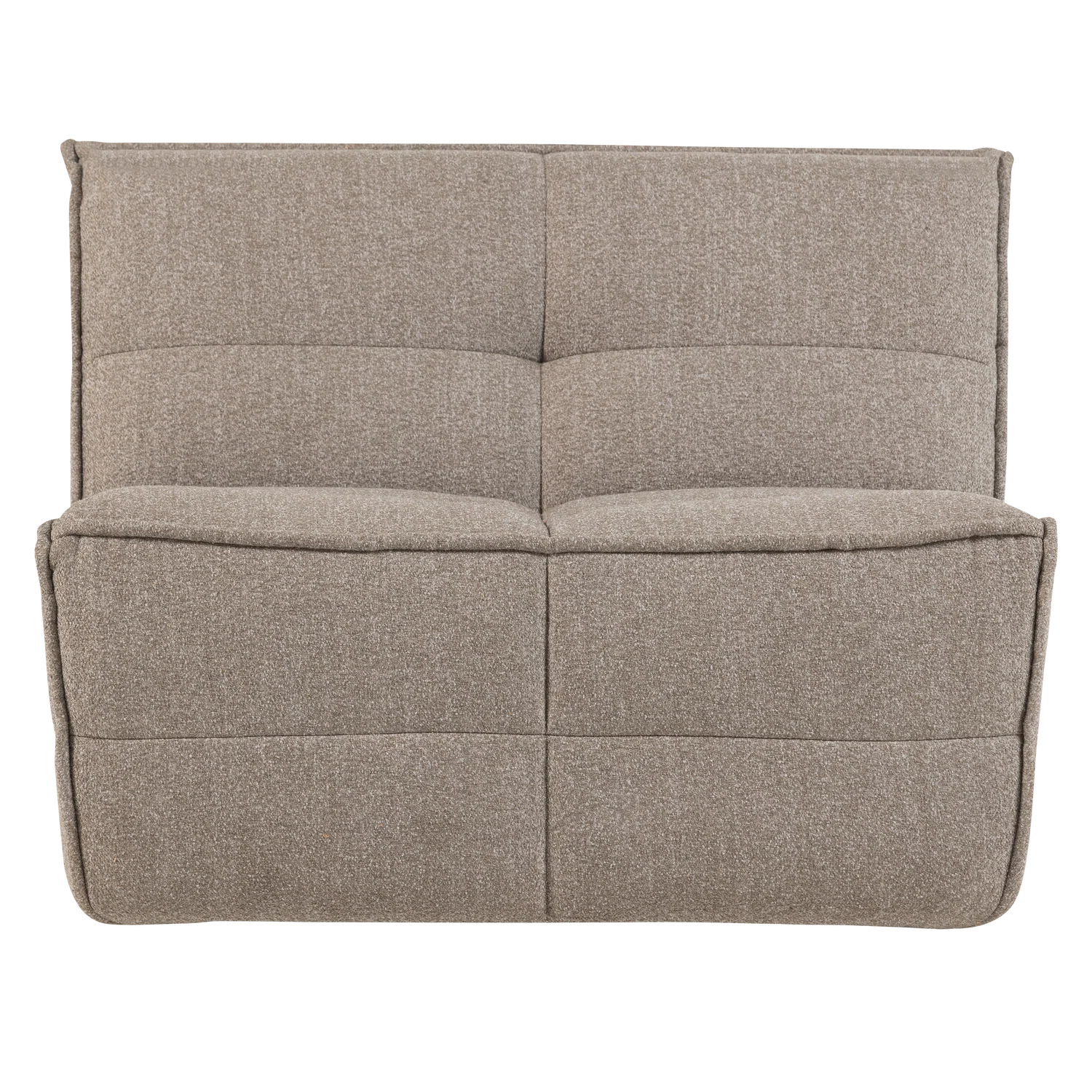vtwonen 1-zits element Cluster – Bouclé – Khaki Bruin – 82x105x93