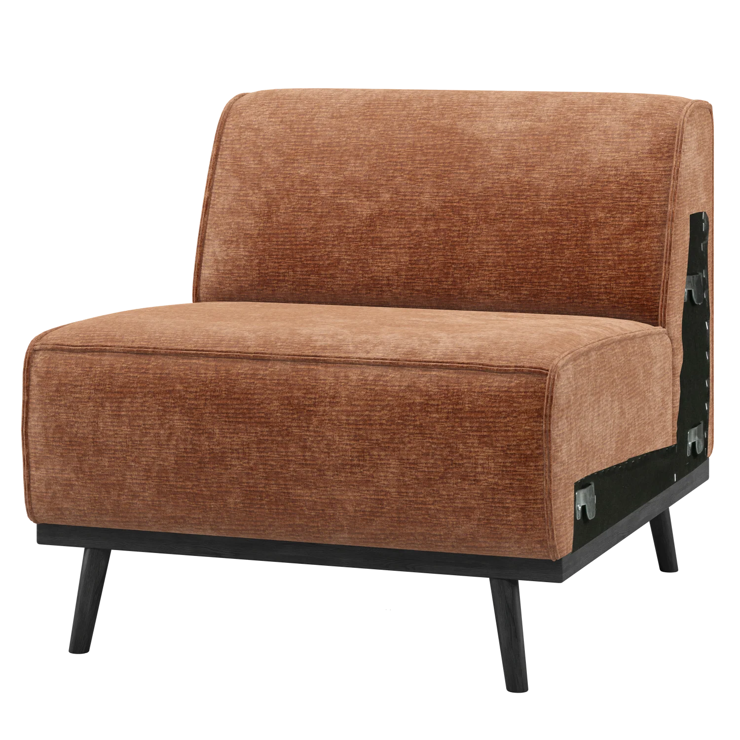 WOOOD 1-zits element bank Statement – Chenille – Velvet Terra – 77x79x