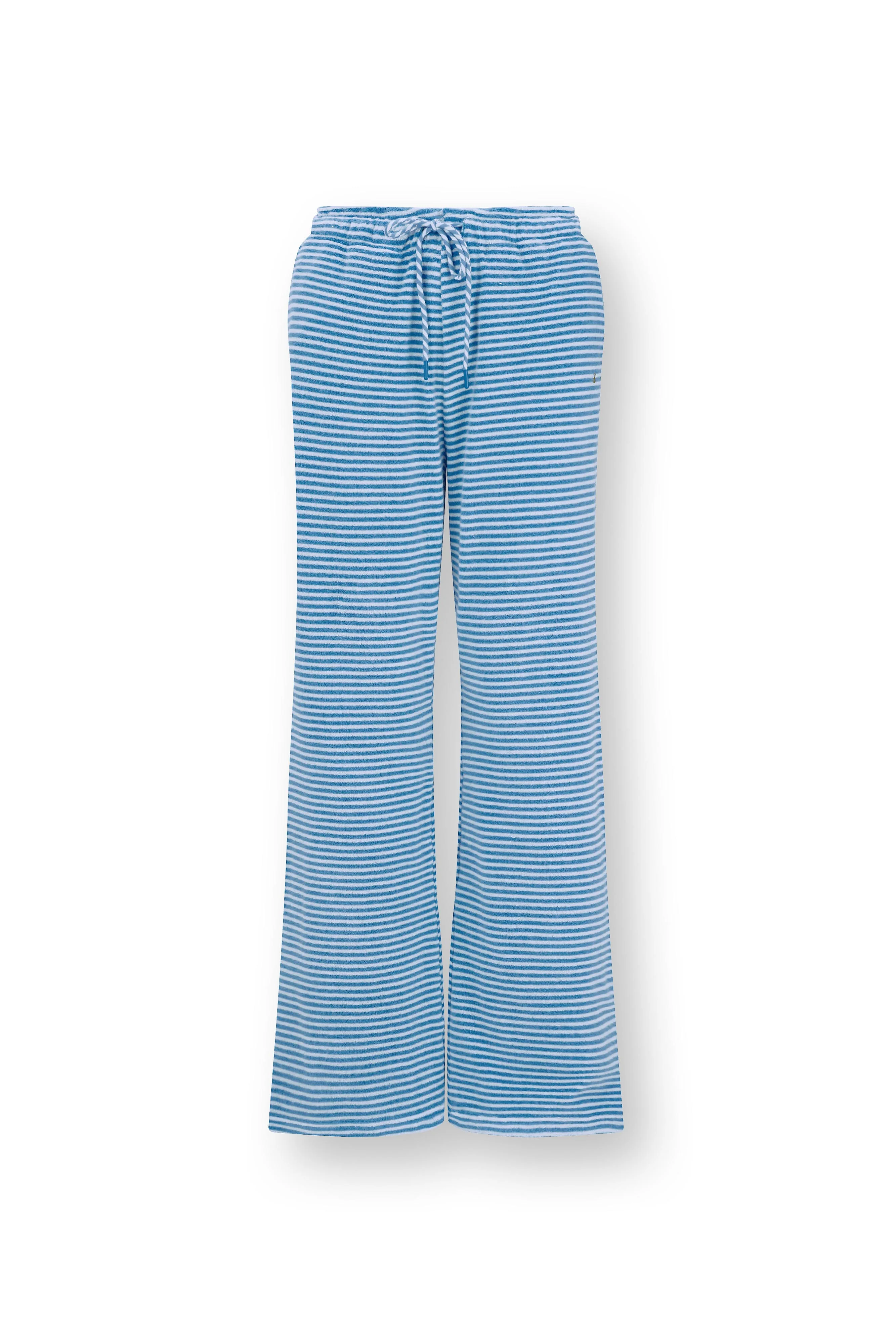 Pip Studio – Britta Pyjamabroek – Dames – Little Sumo Stripe – Blauw –