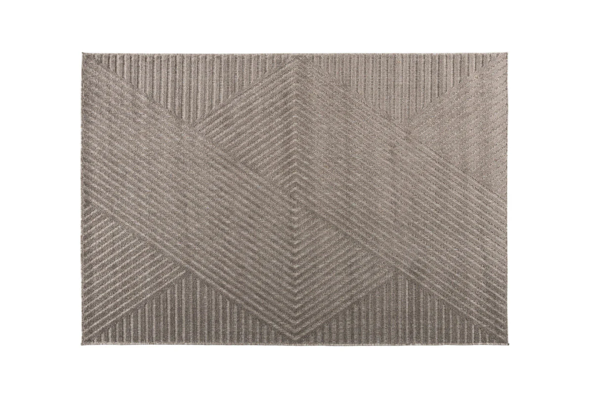 Rebellenclub Vloerkleed Monti – bruin – 340 x 240 cm