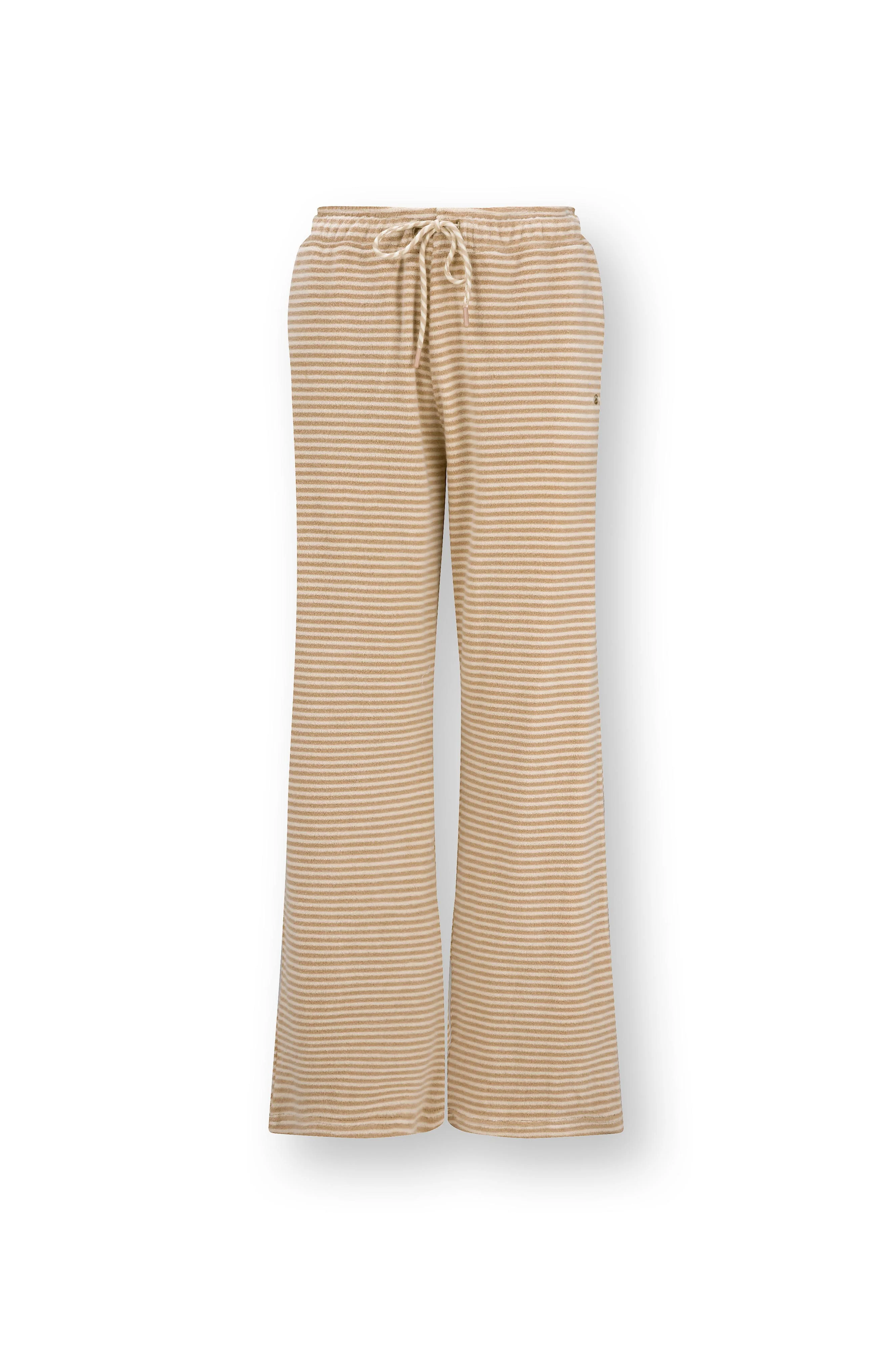 Pip Studio – Britta Pyjamabroek – Dames – Little Sumo Stripe – Zand –